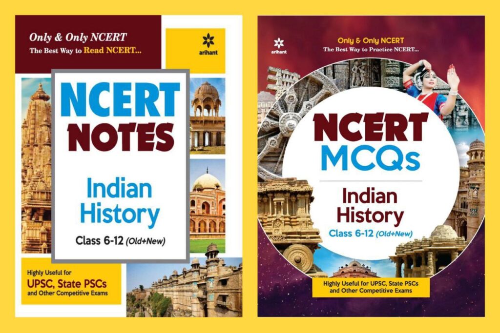 Arihant Indian History NCERT Notes + MCQs [Set of 2 Books] PDF