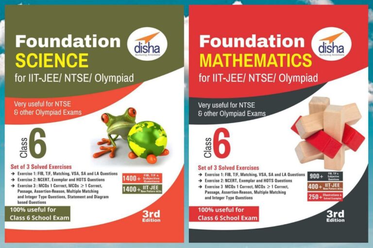 Disha Foundation Class 6 [3rd Edition] - SET OF 2 BOOKS